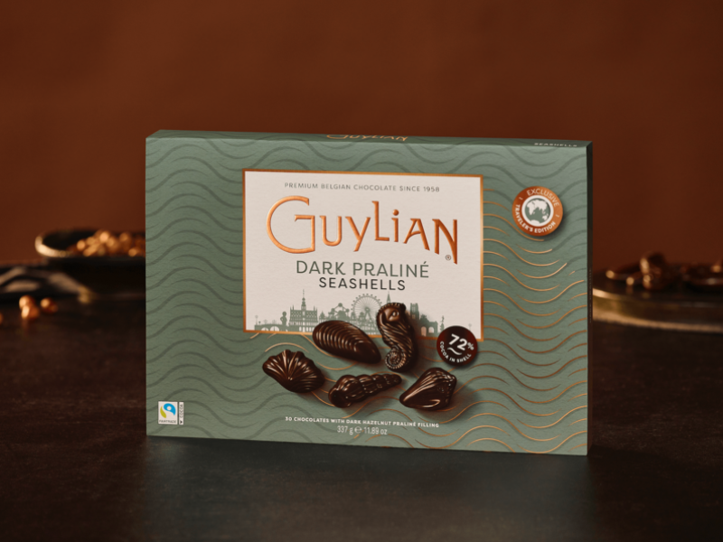 marca belga de chocolate Guylian 