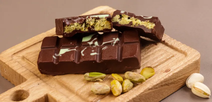 La escasez de pistacho señala al chocolate Dubái
