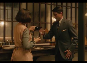 la favorita 1922 bebiendo vino
