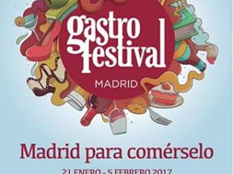 Gastrofestival Madrid 2017 se celebrará del 21 de enero al 5 de febrero