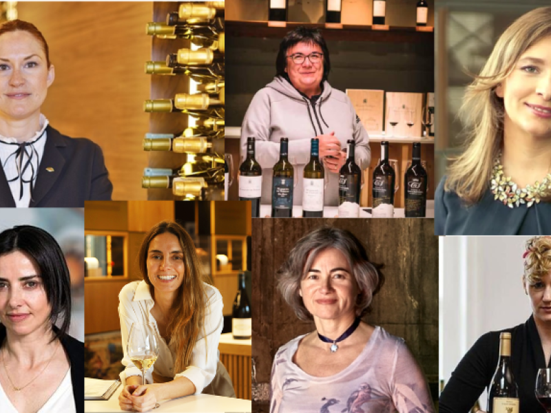 mujeres y vino