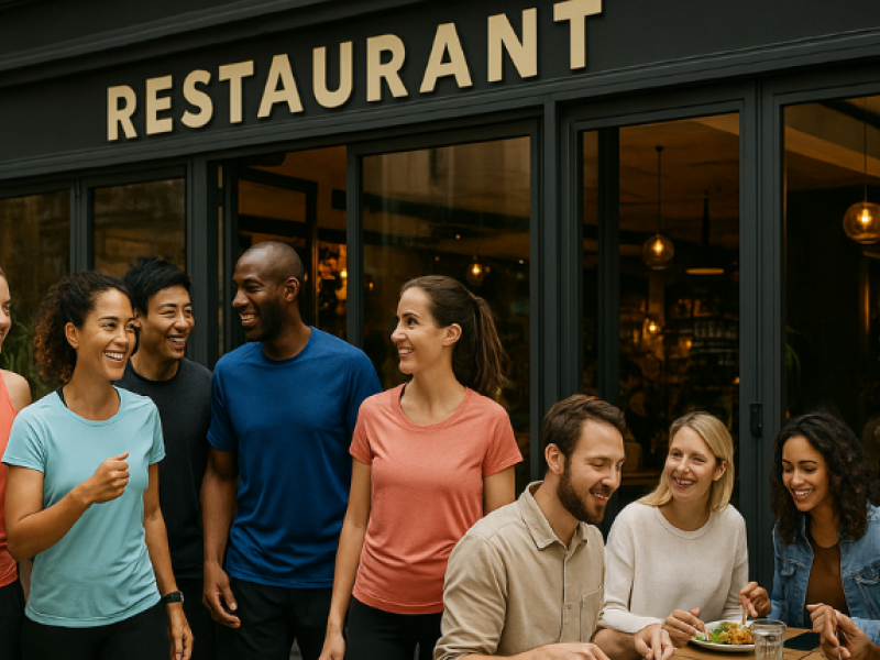 Running y cocina: la tendencia que une deporte, gastronomía y vida social