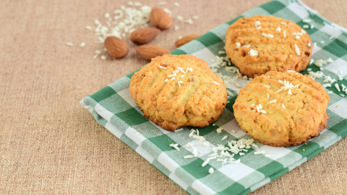 Galletas de coco y almendra