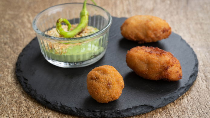 Una de las propuestas de la Ruta de Croquetas de Lavapiés