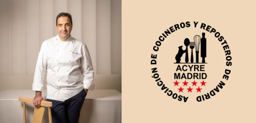 Oscar Velasco recogió el premio a Mejor Cocinero de ACYRE Madrid 2025 Óscar ar Velasco recogió el premio a Mejor Cocinero de ACYRE Madrid 2025