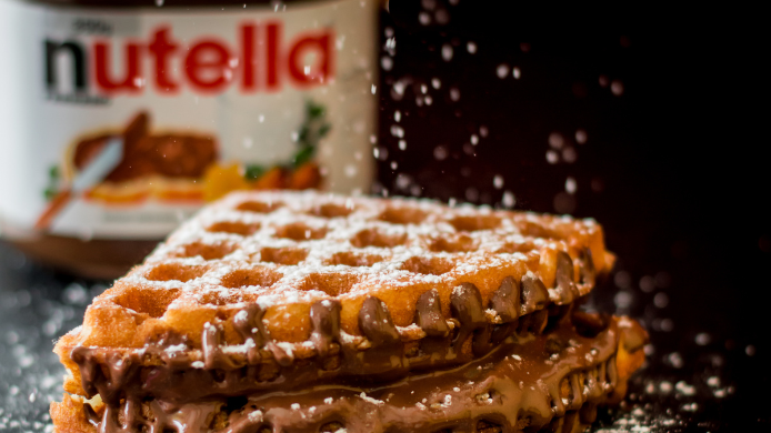 crepes con Nutella