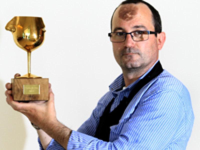 Joffre Tarrida, de Cal Pere Tarrida en El Prat de Llobregat proclamado, Nariz de Oro 2013