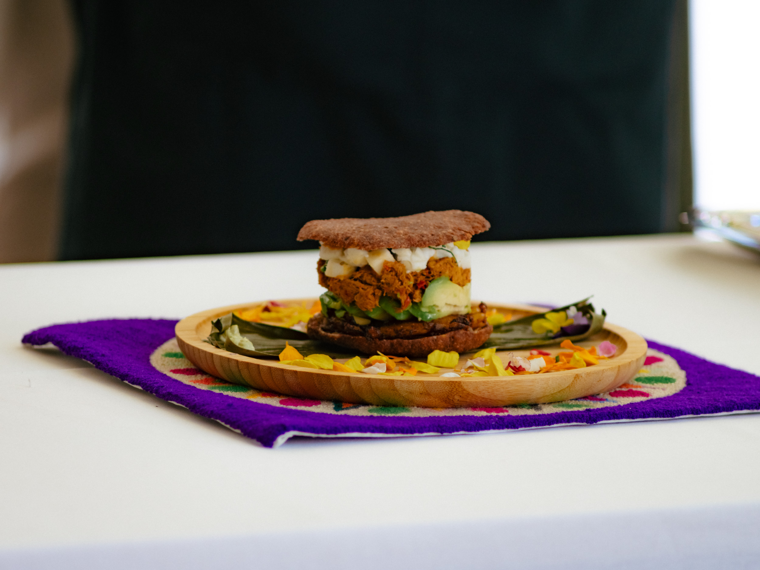 Arepa tradicional de La Cachapera