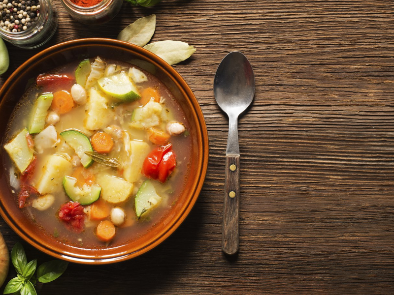 sopa de verduras