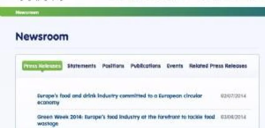 Food Drink Europe, la web de la industria agroalimentaria en Europa Food Drink Europe, la web de la industria agroalimentaria en Europa