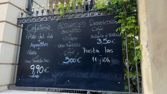 Menú del día