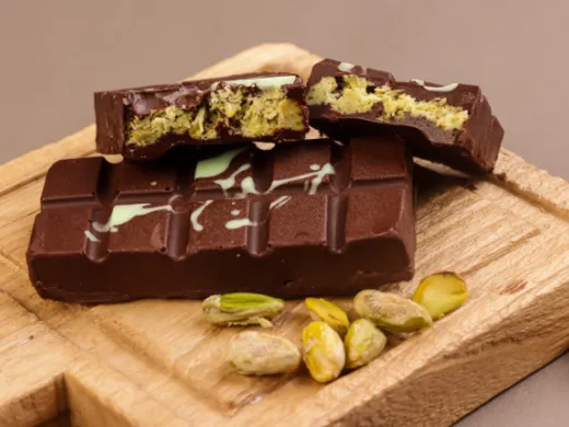 La escasez de pistacho señala al chocolate Dubái