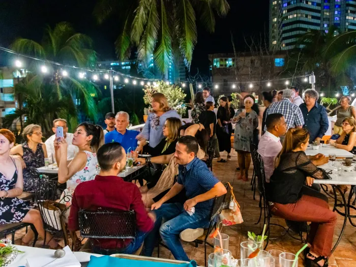 Restaurante Atelier. Terraza
