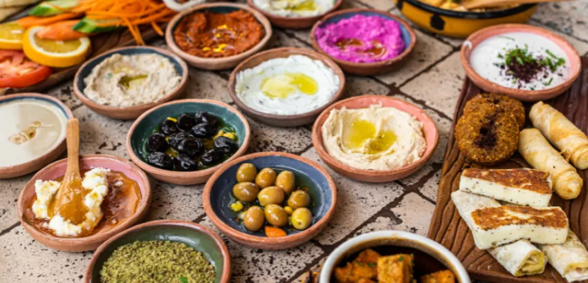 Kahvalti es el enorme desayuno turco Kahvalti es el enorme desayuno turco