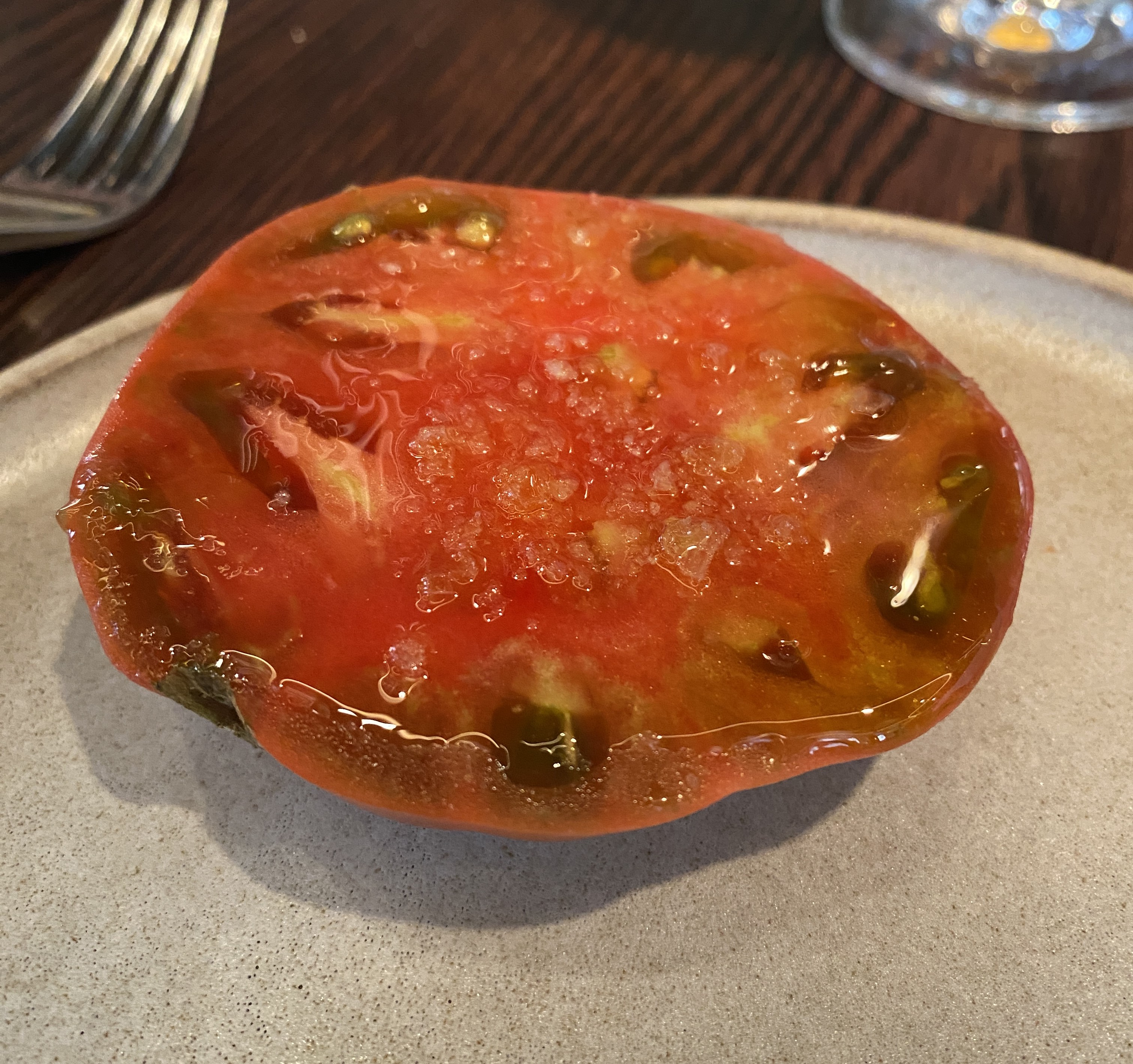 tomate con sal