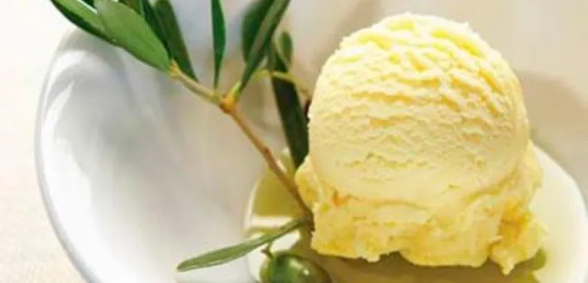 Receta de Helado de aceite de oliva