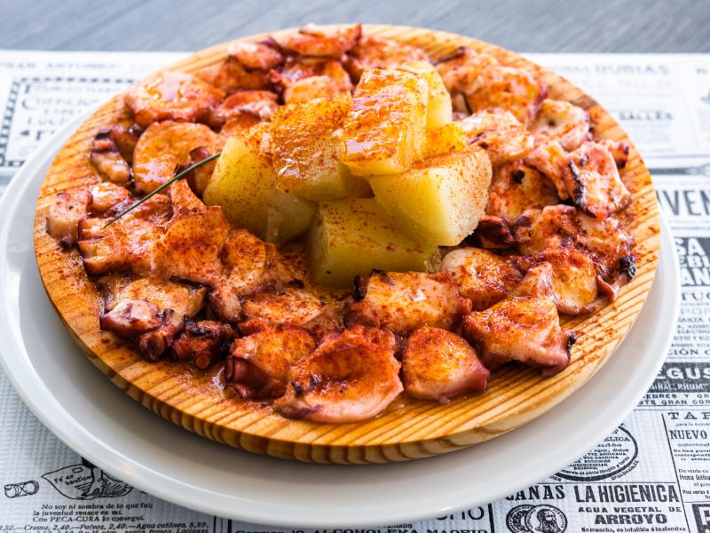 Plato de pulpo