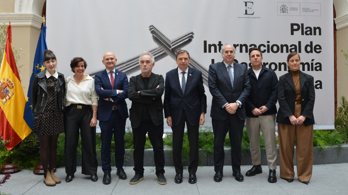 Hoy, en la presentación del Plan Internacional de la Gastronomía Española
