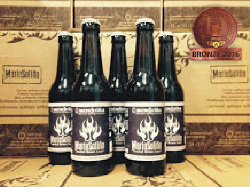 Menduiña regresa del Certamen Internacional Cervecero de Dublin con una medalla de bronce para su María Soliña