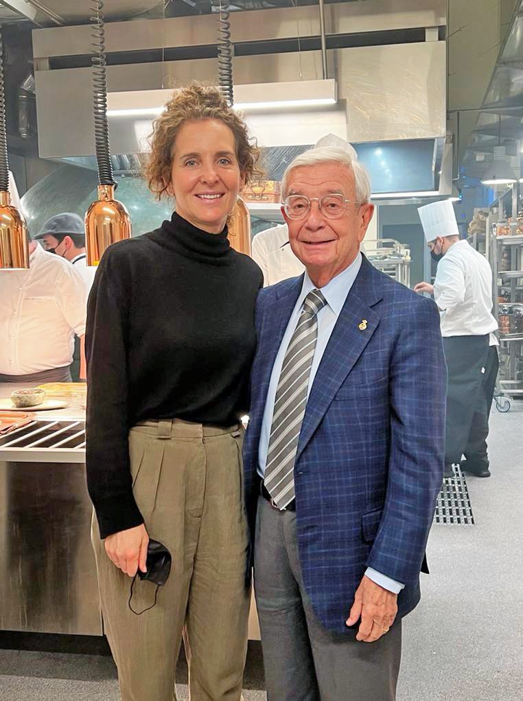 Marta García en el restaurante Desde 1911 del Grupo Pescaderías Coruñesas. (Foto: Rafael Ansón)