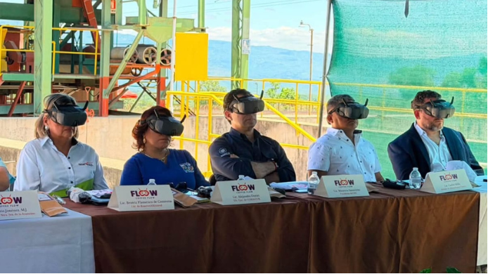 presentación coffe flow en El Salvador