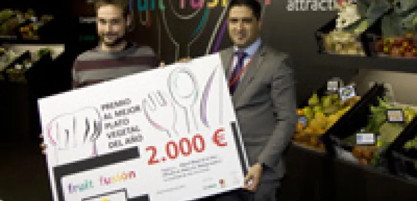 Premiado Miguel Ángel de La Cruz con el "Mejor Plato Vegetal del Año"