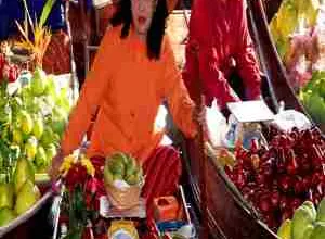 Los mercados flotantes de Tailandia