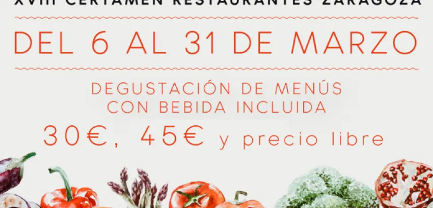 Certamen de Restaurantes de Zaragoza 2017 Certamen de Restaurantes de Zaragoza 2017