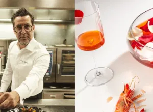 Quique Dacosta y uno de sus platos