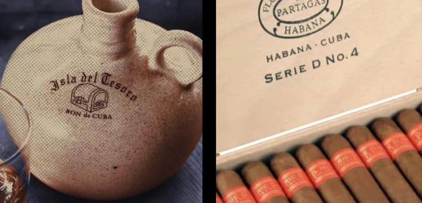 Ron Isla del Tesoro y habano Partagás Serie D No.4: un maridaje de lujo