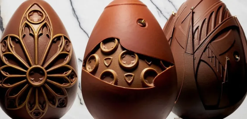 Fabien Emery y Evok Collection presentan los huevos de chocolate inspirados en Notre Dame Fabien Emery y Evok Collection presentan los huevos de chocolate inspirados en Notre Dame