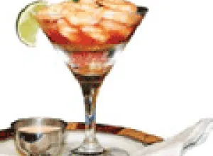 Cóctel de camarones en salsa rosa