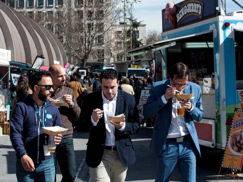 La gastronomía sobre ruedas regresa al Paseo de la Castellana. 