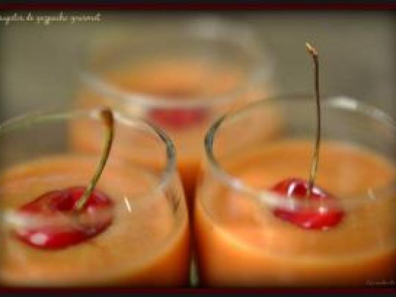 Chupitos de gazpacho gourmet