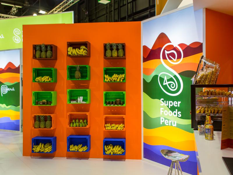 Alimentaria 2018- stand-Peru-Super-Foods