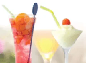 Cocteles saborear la decoración