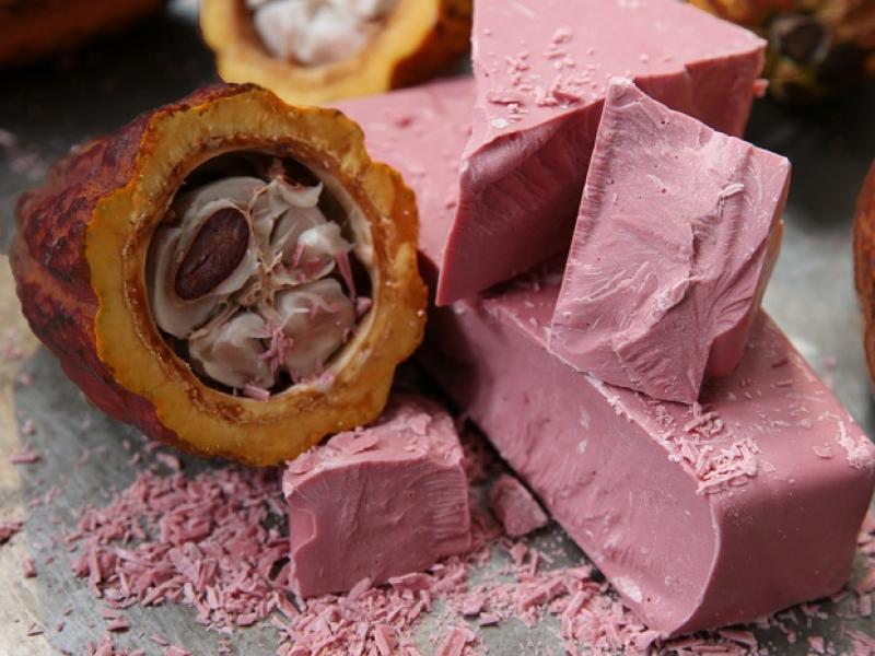 Descrubren nuevo chocolate natural y es de color rosa