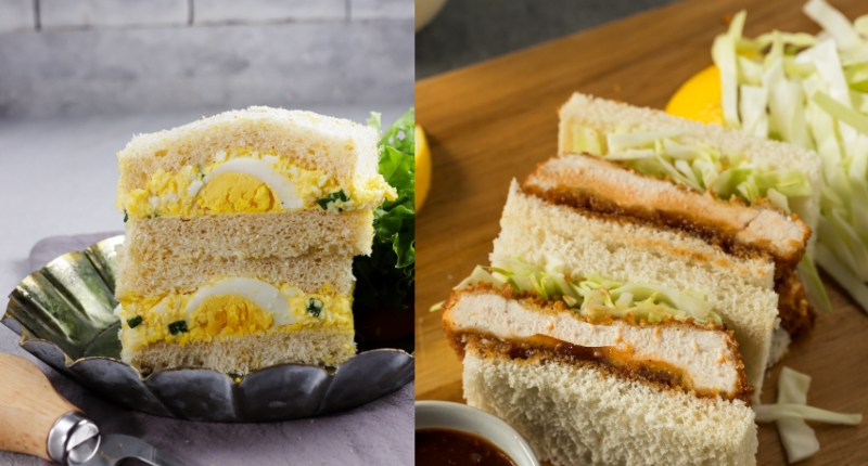 sándwiches japoneses katsu y tamago sando sándwiches japoneses