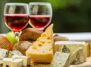 vino-queso