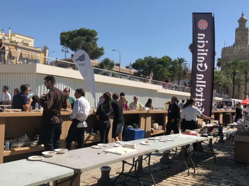 barra de tapas más larga del mundo-Record-Guinness-Sevilla