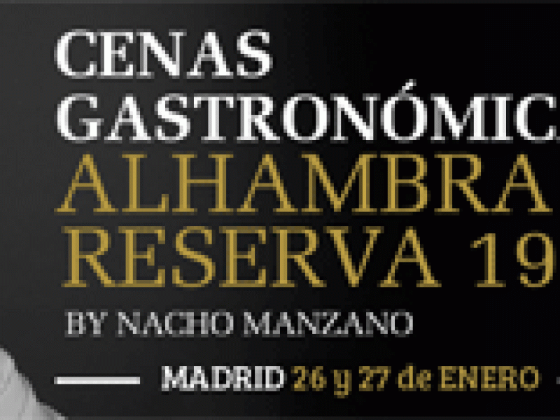 Nacho Manzano llega a Madrid de la mano de cervezas Alhambras y sus cenas gastronómicas