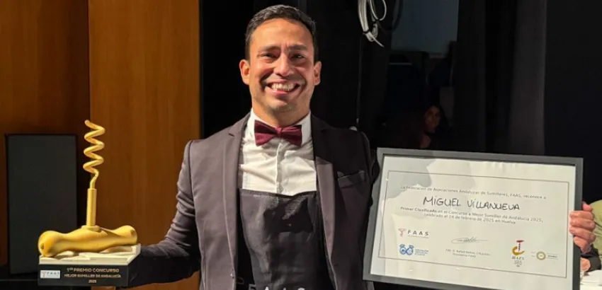 Miguel Villanueva: mejor Sumiller de Andalucía 2025