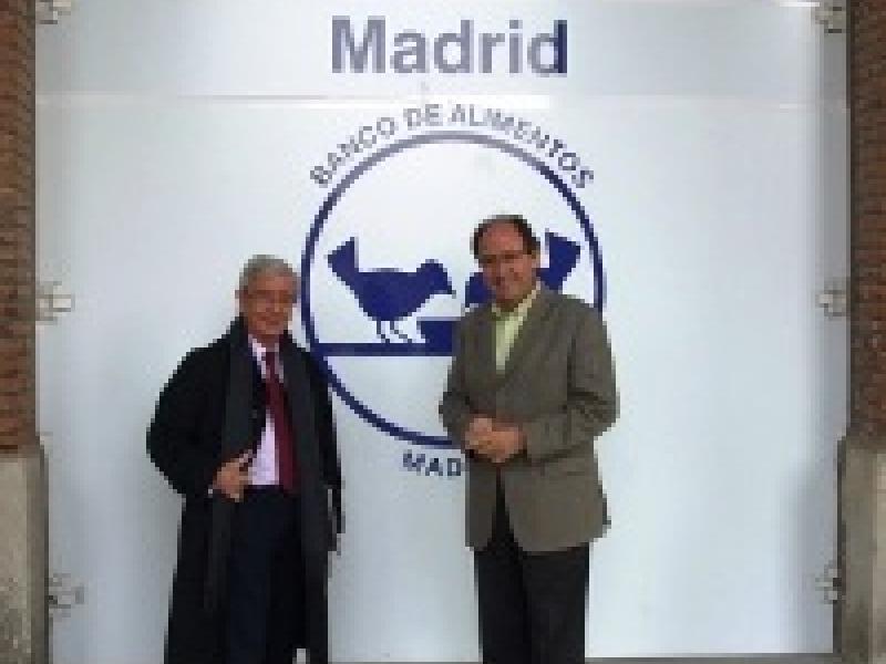 Por segundo año consecutivo, la Real Academia de Gastronomía apadrina una “calle” en el Banco de Alimentos de Madrid 
