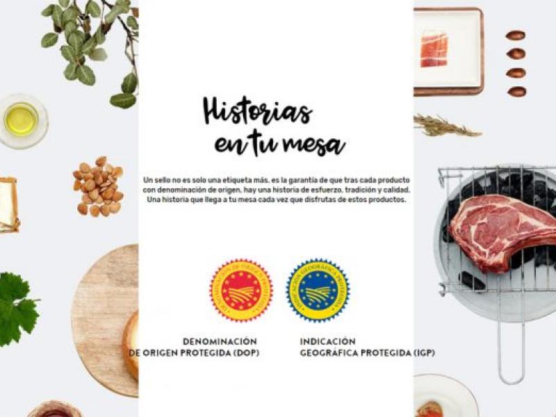 "Historias en tu mesa", campaña para conocer y reconocer los sellos europeos de calidad diferenciada DOP e IGP