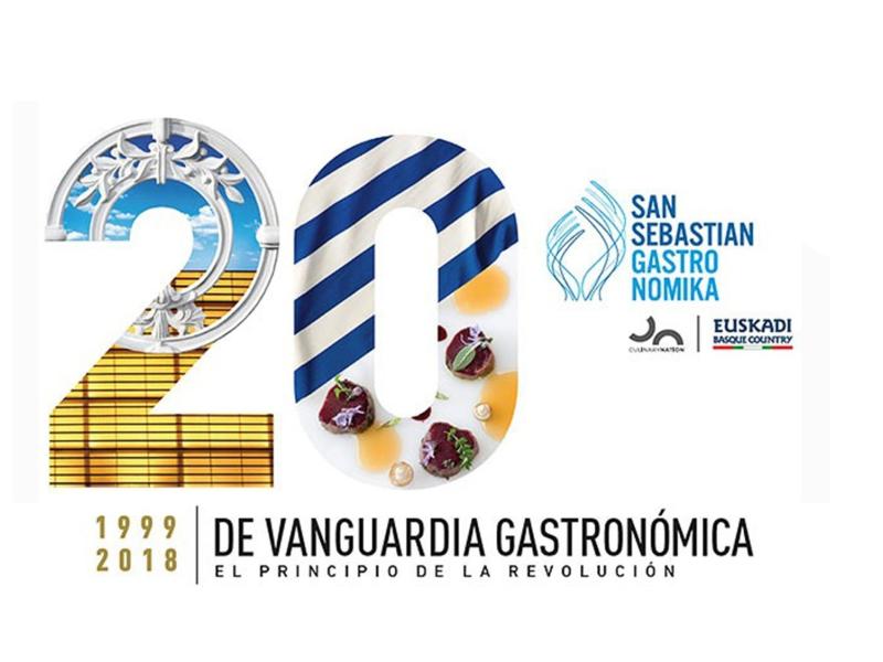 San Sebastian Gastronomika-2018-20-aniversario-logo