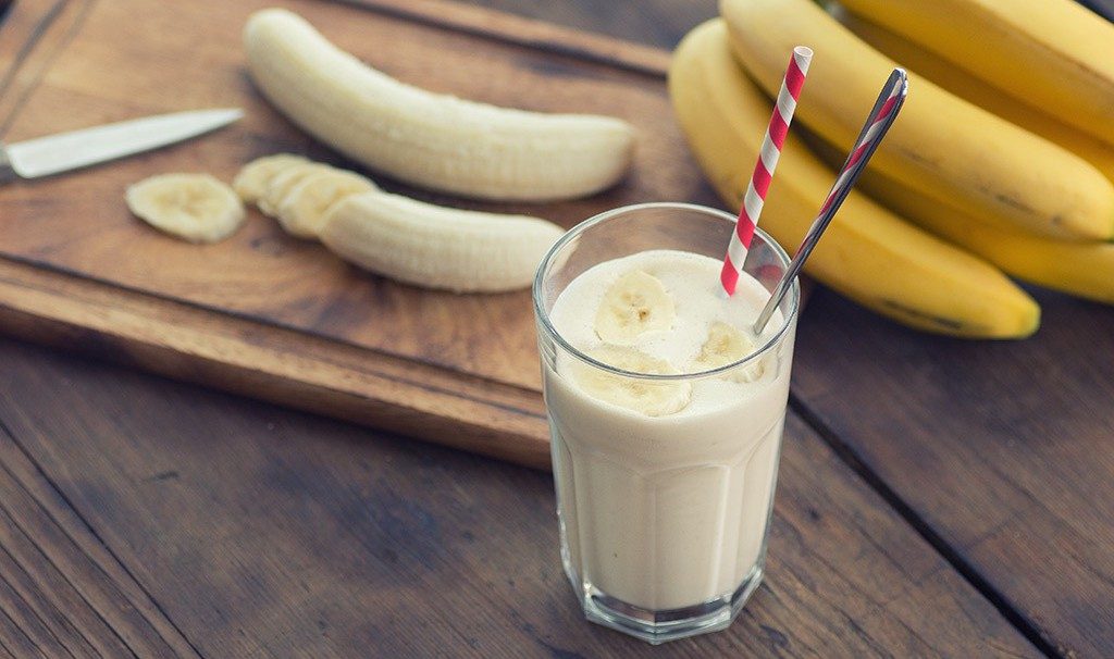 Leche-Smoothie-de-plátano