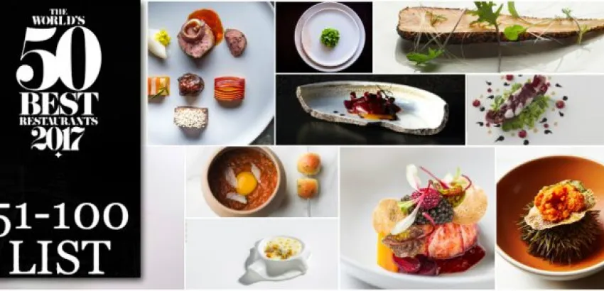 Lista de los 51-100 Mejores Restaurantes del Mundo 2017 Lista de los 51-100 Mejores Restaurantes del Mundo 2017