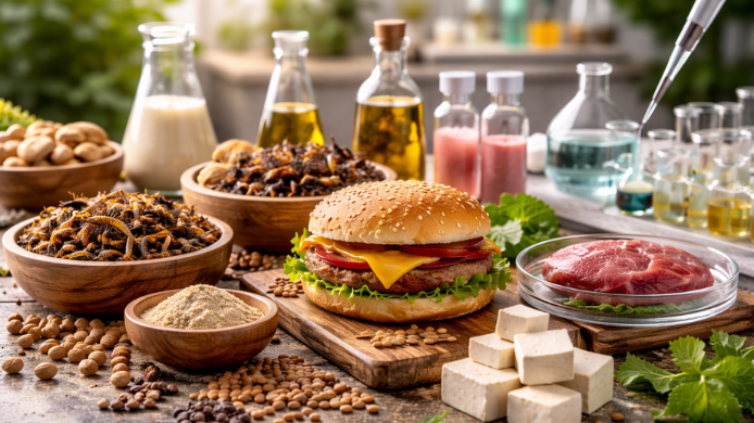 Proteínas alternativas: insectos, carne cultivada y fermentación