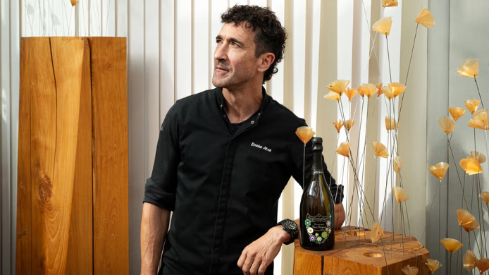 Eneko Atxa en la nueva pop-up de Dom Pérignon Eneko Atxa en la nueva pop-up de Dom Pérignon