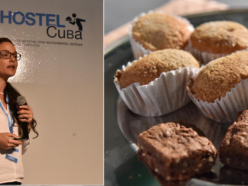 Productos horneados para celíacos en HostelCuba 2017